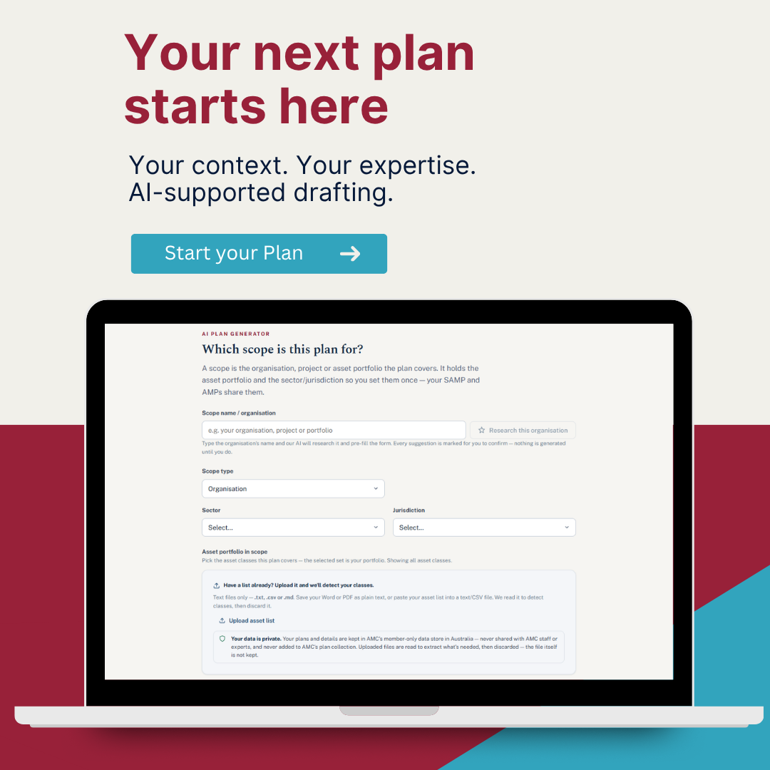 The plan-writer creating a structured SAMP or AMP draft